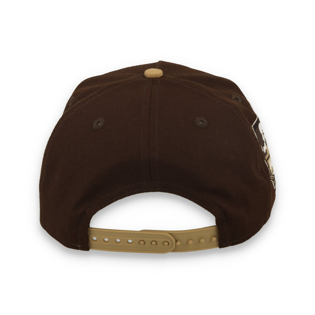 New Era San Francisco Giants ASG 2007 Patch 9FORTY A-Frame Snapback Hat-Burnt Wood/ Khaki product image 6, provided for