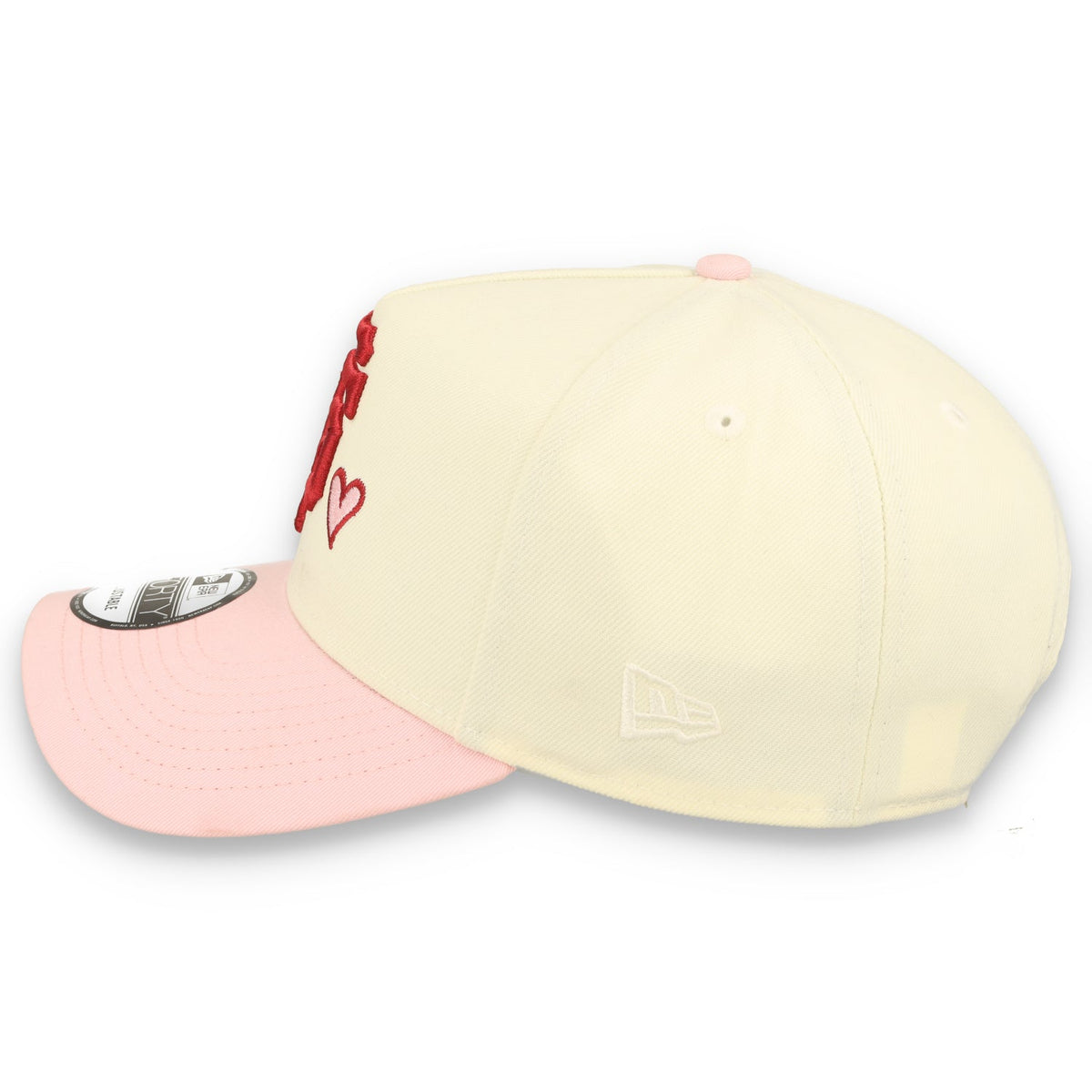 New Era San Francisco Giants Hearts 9FORTY A-Frame Snapback Hat-Chrome White product image 5, provided for visual reference
