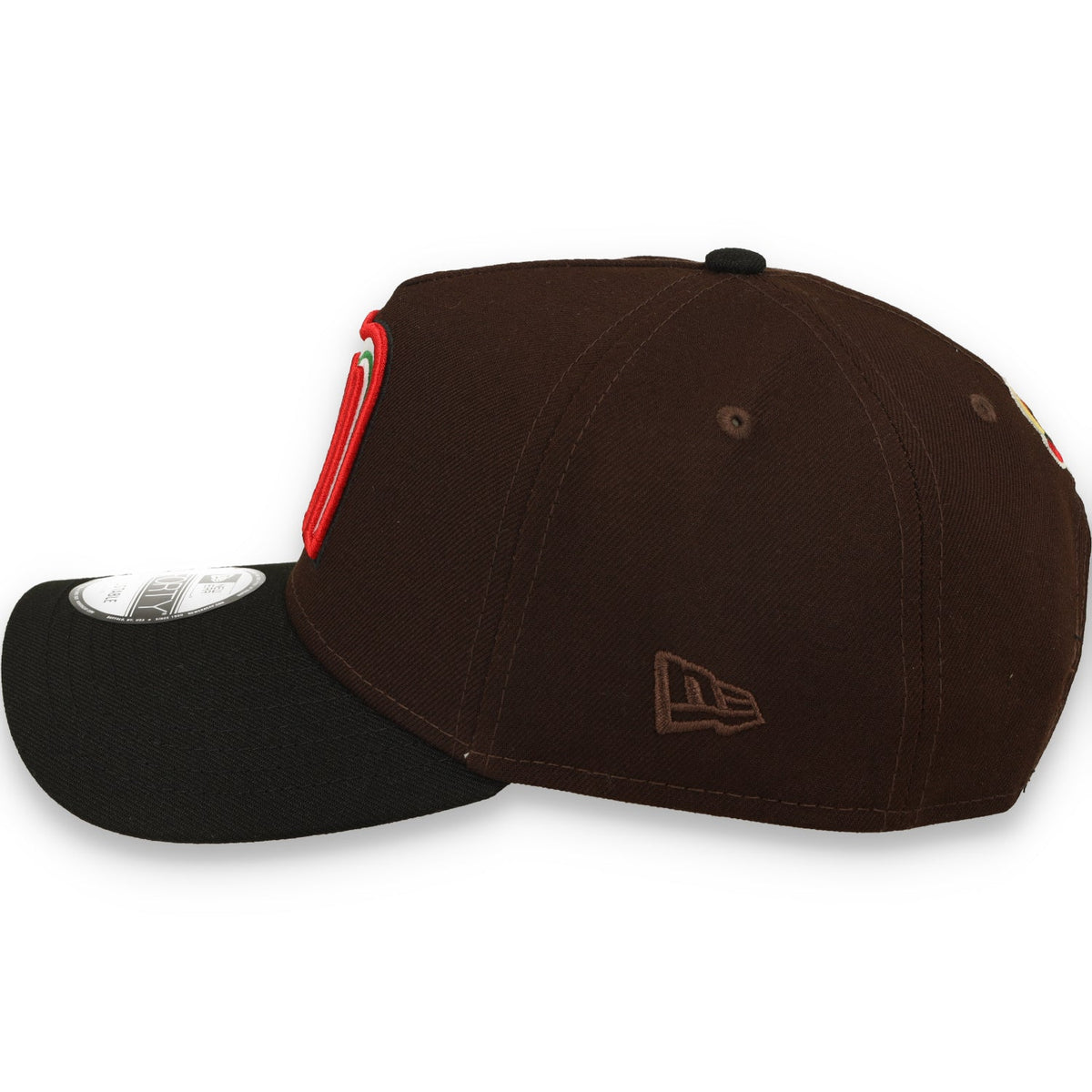 New Era Mexico WBC 9FORTY A-Frame Snapback Hat-Brown/Black product image 4, provided for visual reference and product detail