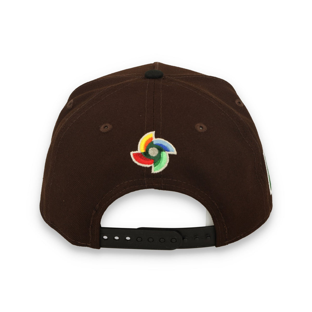 New Era Mexico WBC 9FORTY A-Frame Snapback Hat-Brown/Black product image 6, provided for visual reference and product detail