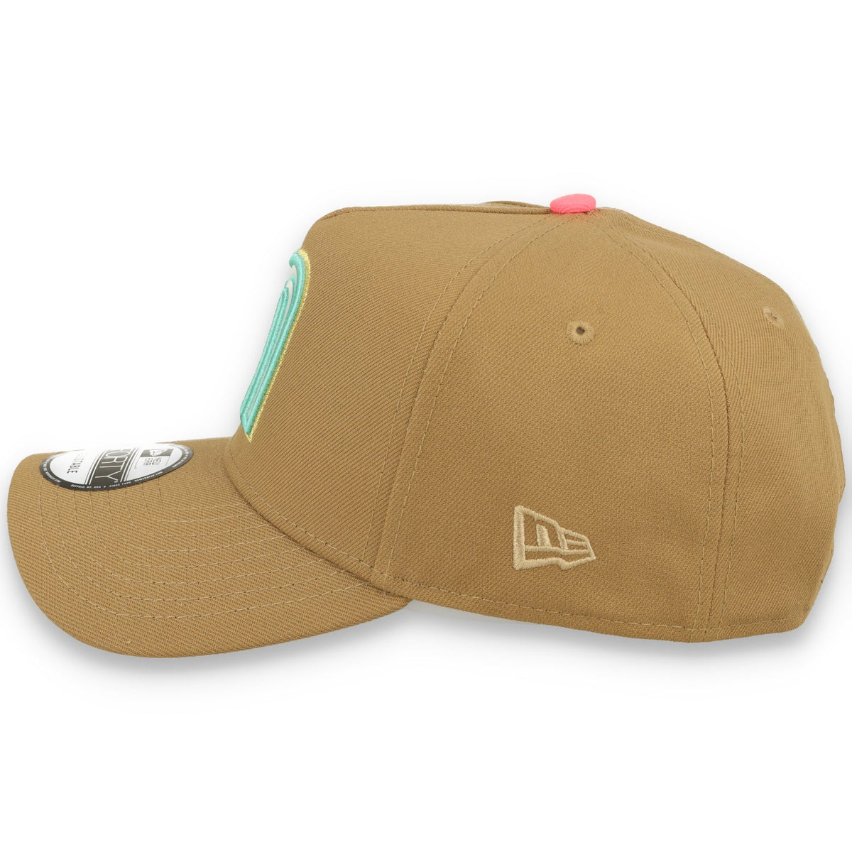New Era Mexico WBC 9FORTY A-Frame Snapback Hat-Khaki product image 4, provided for visual reference and product detail review