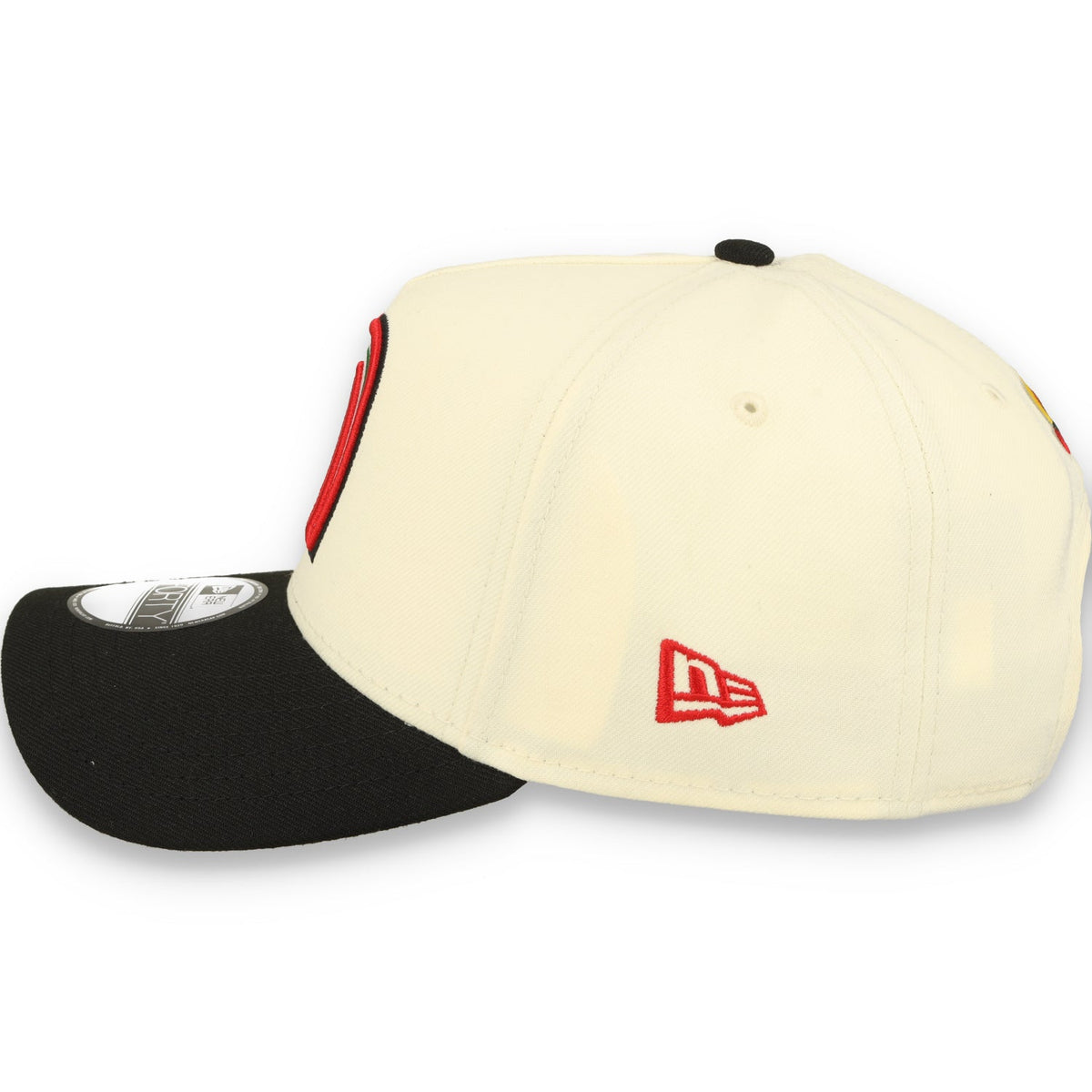 New Era Mexico WBC 9FORTY A-Frame Snapback Hat-WHITE/BLACK product image 5, provided for visual reference and product detail