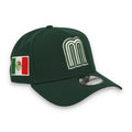 New Era Mexico WBC 9FORTY A-Frame Snapback Hat-Dark Green product image 1, provided for visual reference and product detail