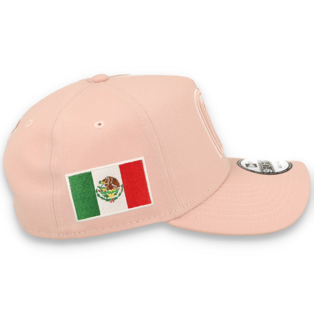 New Era Mexico WBC 9FORTY A-Frame Snapback Hat-Pink product image 5, provided for visual reference and product detail review