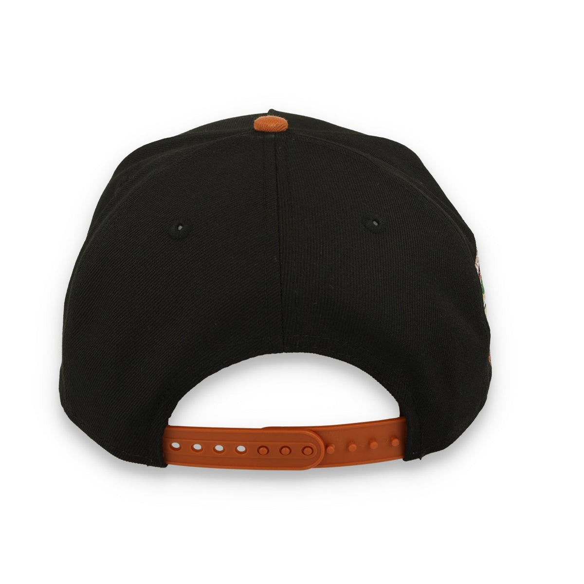 New Era San Francisco Giants Candlestick 9FORTY A-Frame Snapback Hat-Black/Earthy Brown product image 6, provided for visual