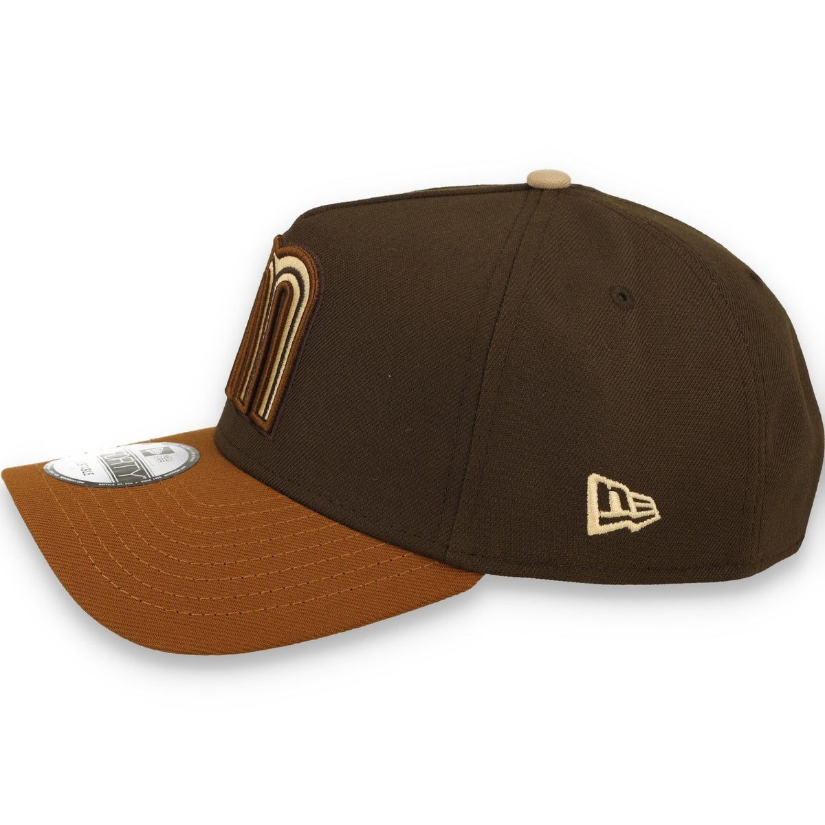 New Era Mexico WBC 9FORTY A-Frame Snapback Hat-Walnut brown product image 5, provided for visual reference and product
