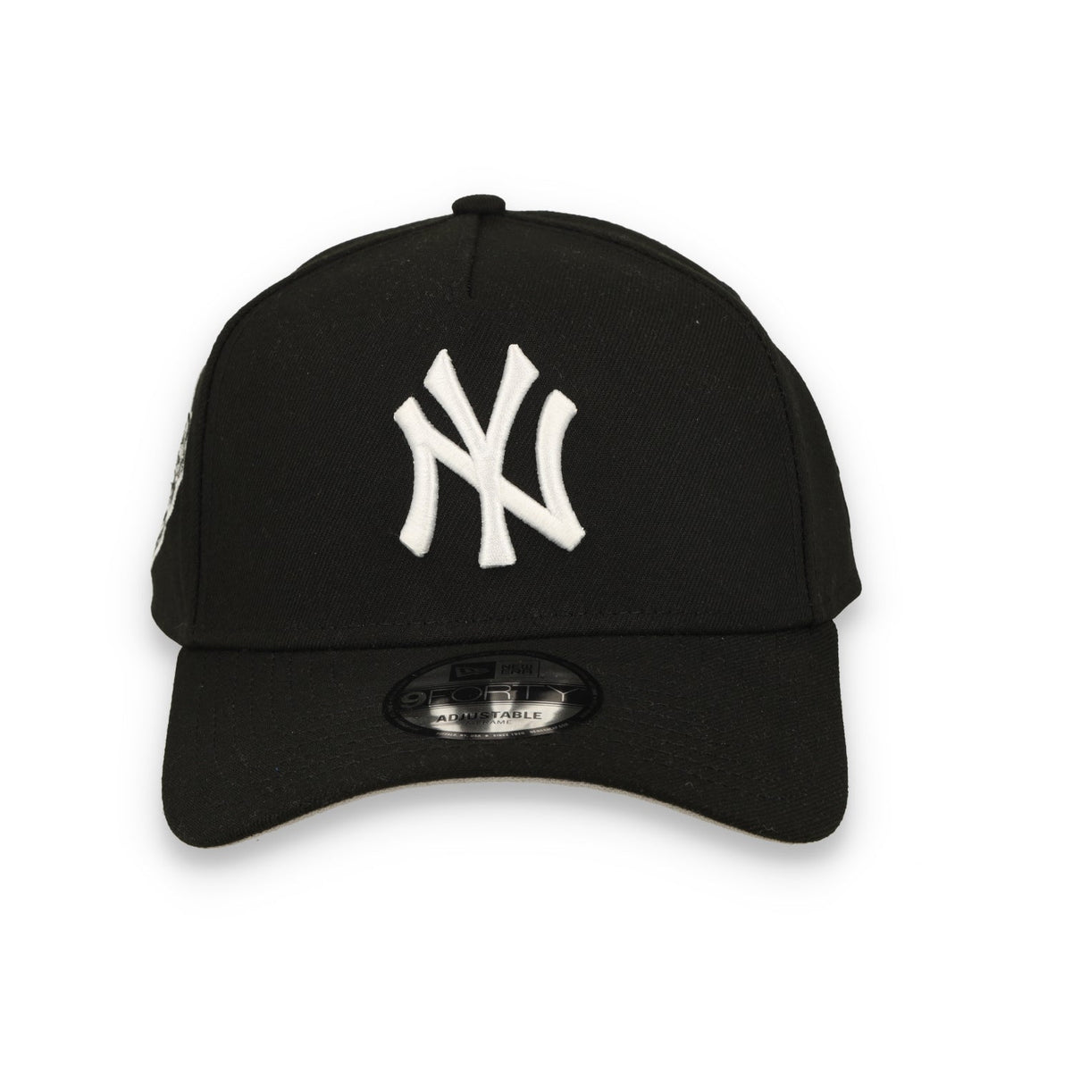 New Era New York Yankees 1999 World Series Side Patch A Frame 9FORTY Adjustable Hat-Black/White product image 3, provided