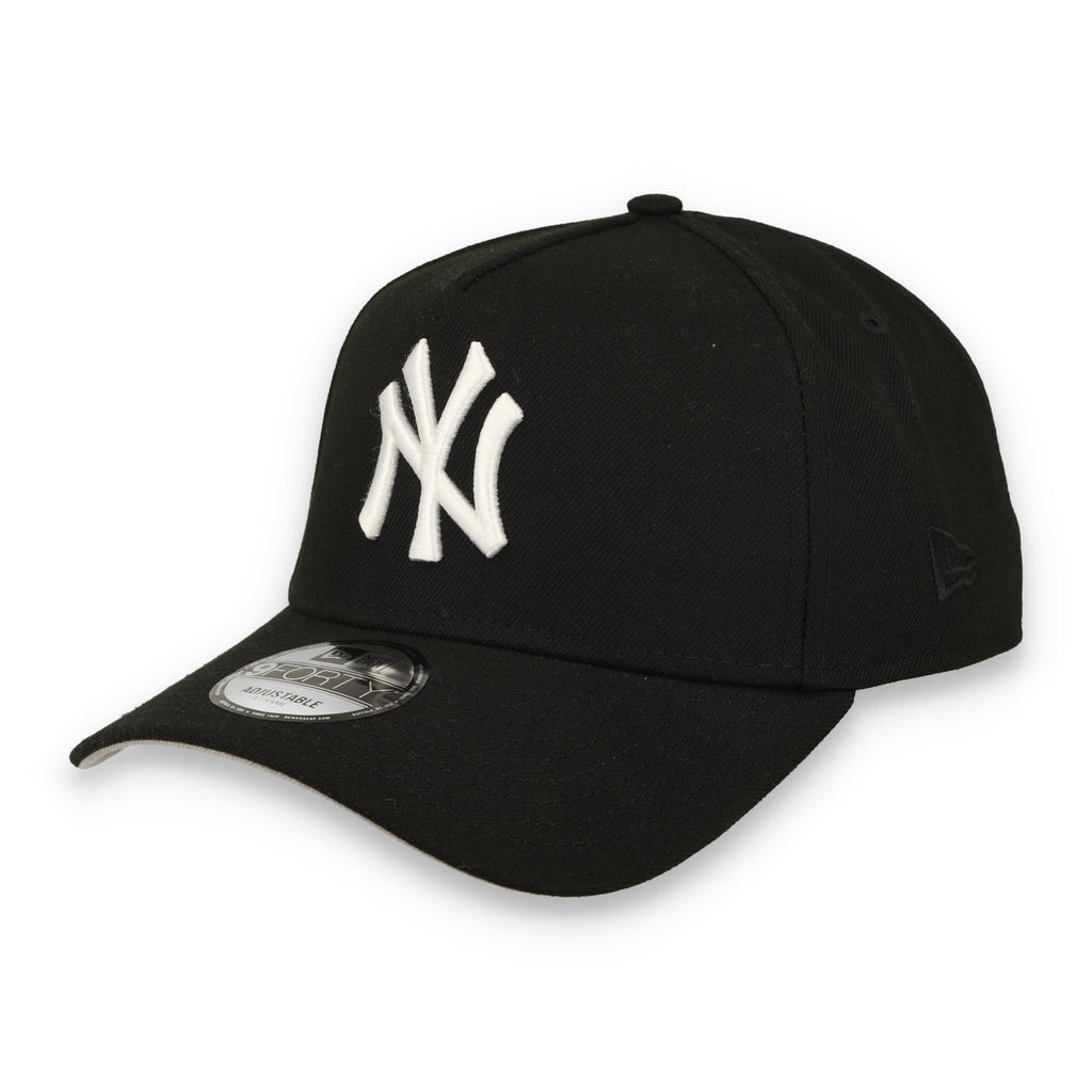 New Era New York Yankees 1999 World Series Side Patch A Frame 9FORTY Adjustable Hat-Black/White product image 2, provided