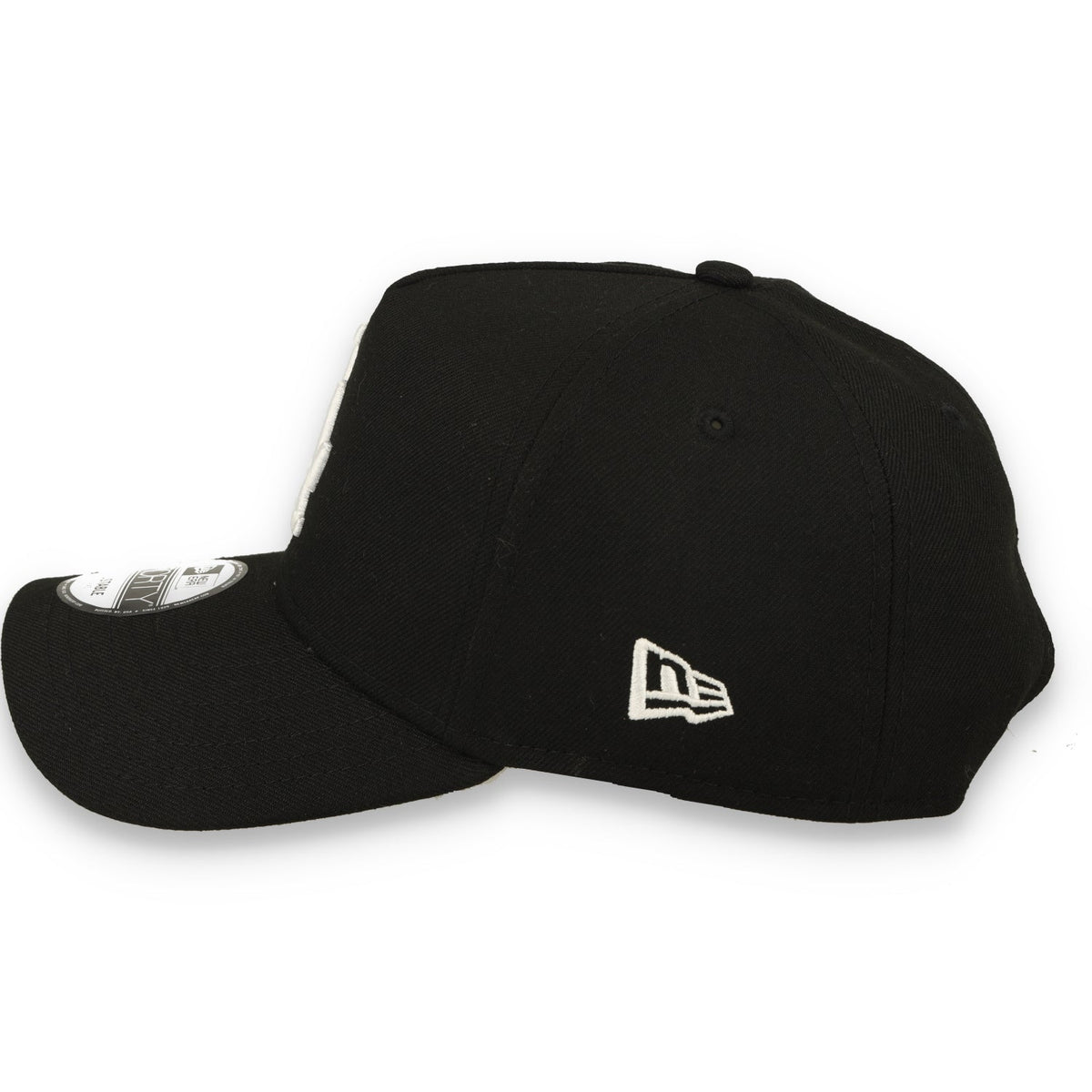 New Era Los Angeles Dodgers 2025 WS Champs 9FORTY A-Frame Snapback Hat-Black/White product image 4, provided for visual