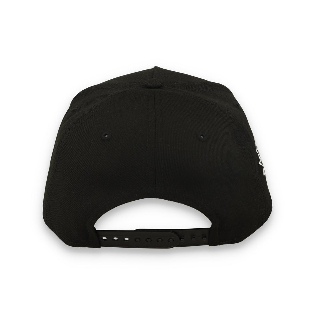 New Era Los Angeles Dodgers 2025 WS Champs 9FORTY A-Frame Snapback Hat-Black/White product image 6, provided for visual