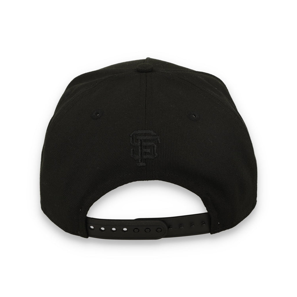 New Era San Francisco Giants Team Fire 9FORTY A-Frame Snapback Hat-Black product image 6, provided for visual reference and