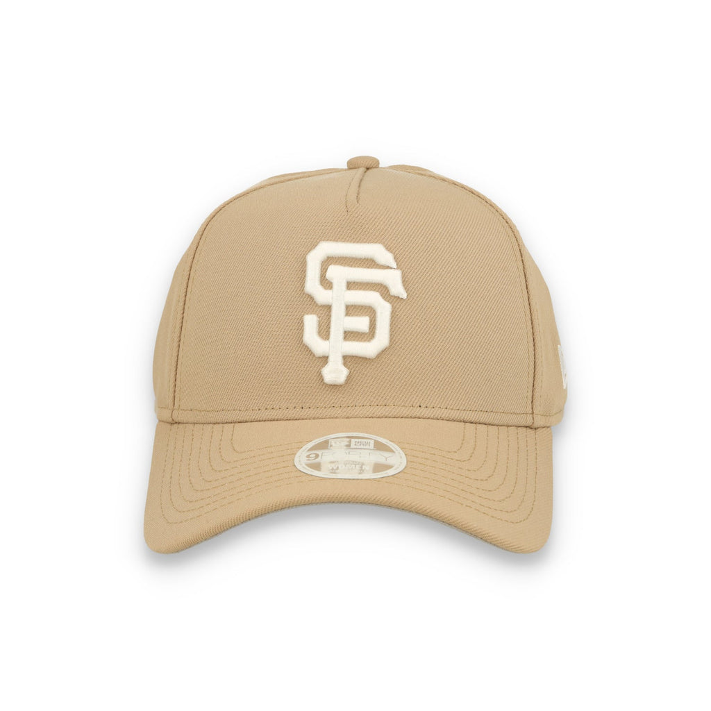 SAN FRANCISCO GIANTS 9-FORTY A-FRAME Snapback- KHAKI/WHITE LOGO product image 3, provided for visual reference and product