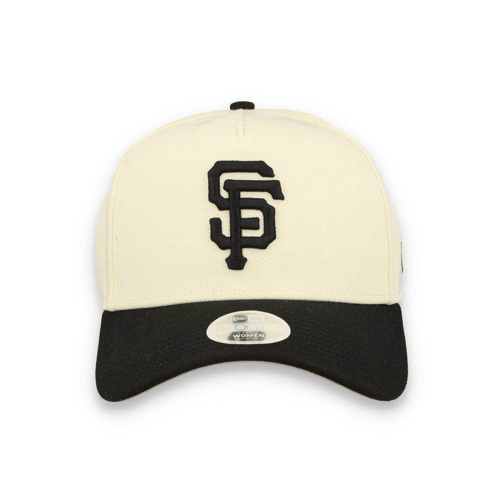 New Era San Francisco Giants 9FORTY A-Frame Snapback Hat-Chrome White product image 3, provided for visual reference and