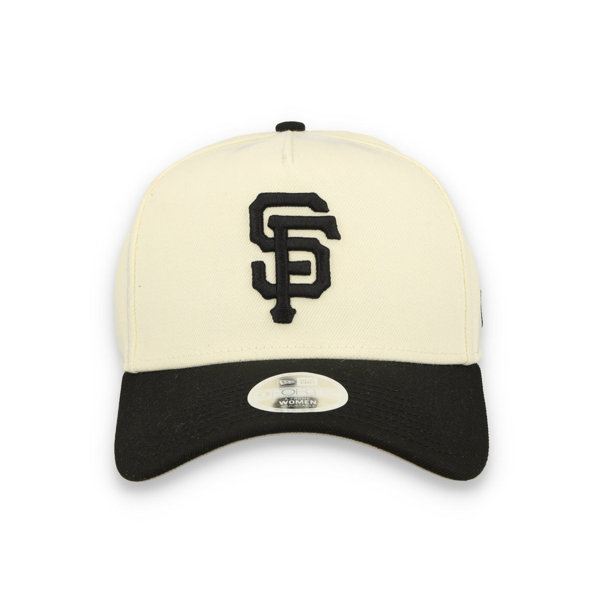 New Era San Francisco Giants 9FORTY A-Frame Snapback Hat-Chrome White product image 3, provided for visual reference and
