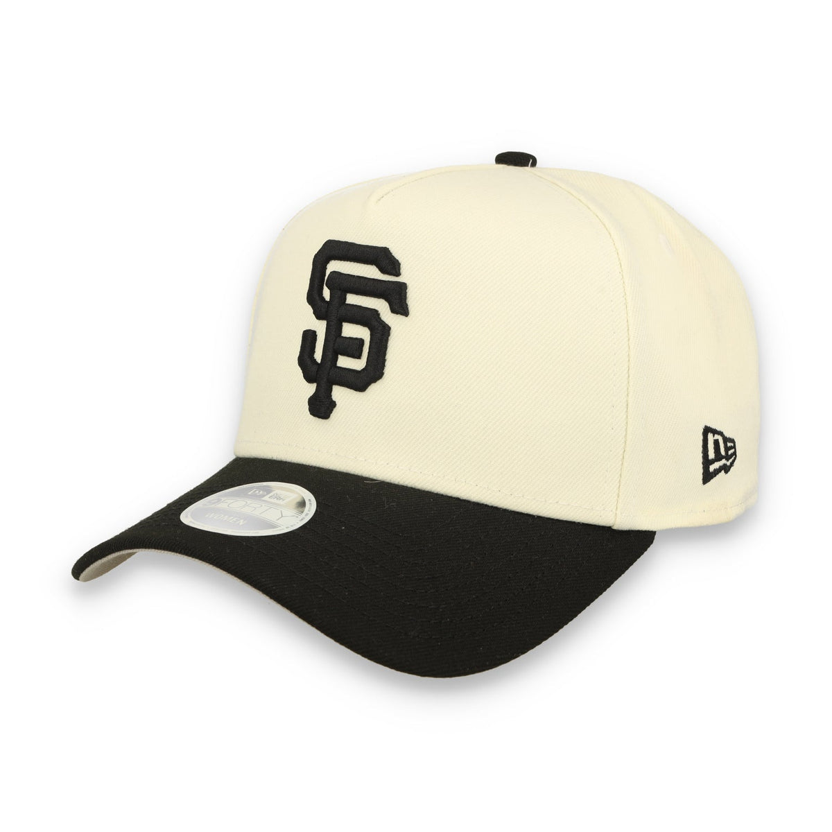 New Era San Francisco Giants 9FORTY A-Frame Snapback Hat-Chrome White product image 1, provided for visual reference and