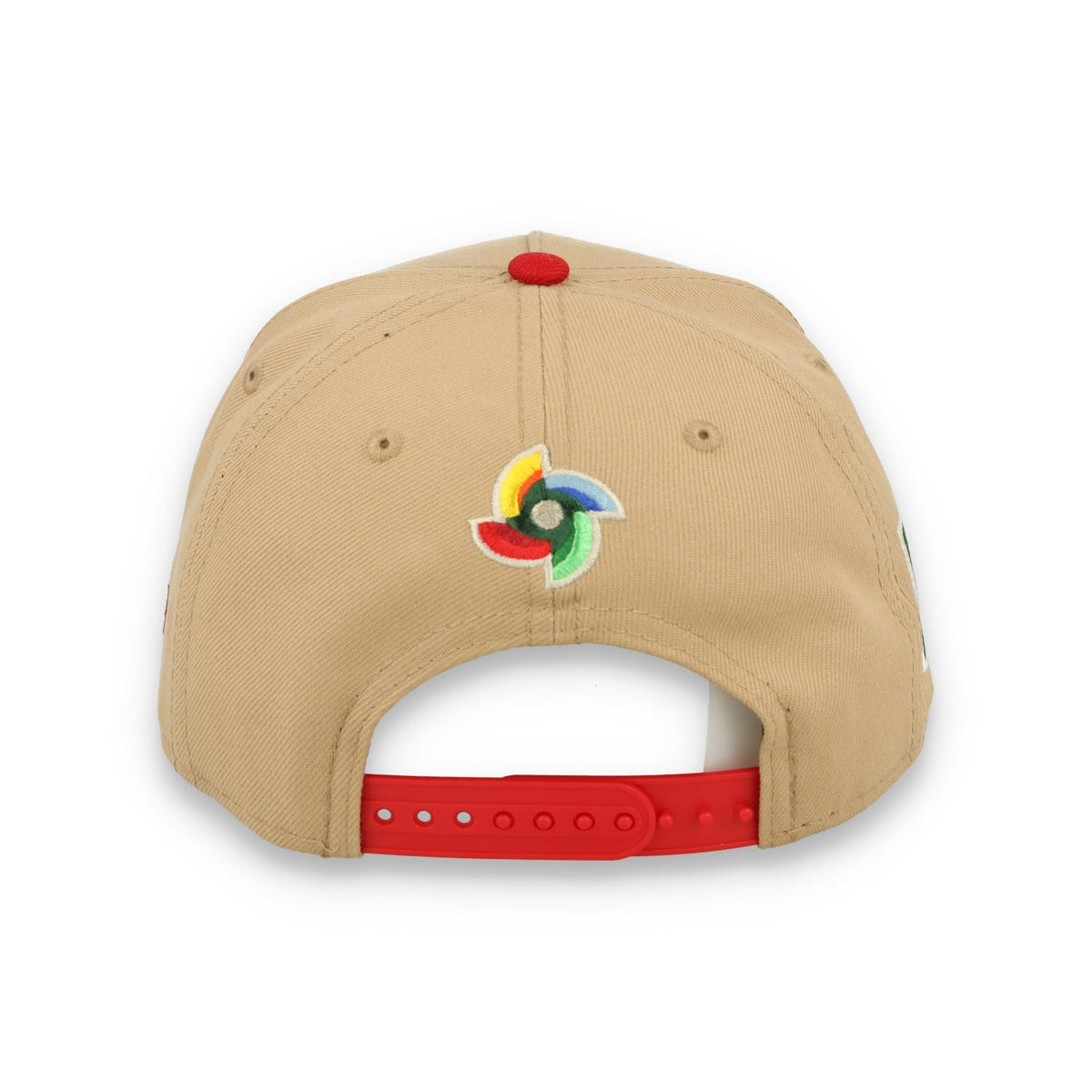 New Era Mexico WBC 9FORTY A-Frame Snapback Hat-Khaki product image 5, provided for visual reference and product detail review