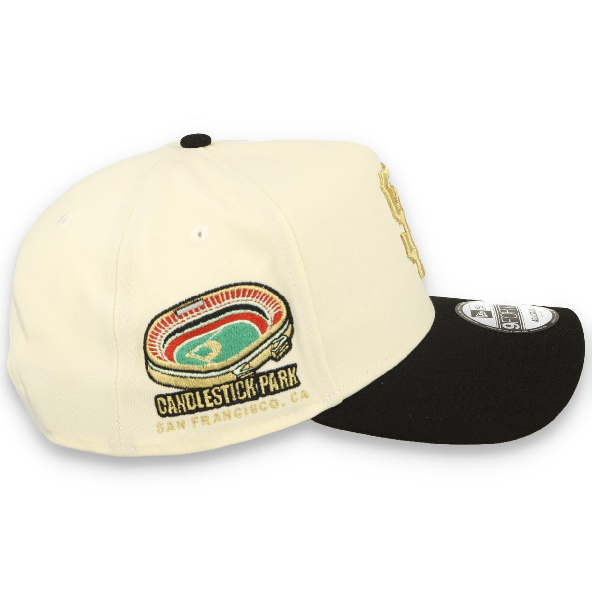 New Era San Francisco Giants Roses 9FORTY A-Frame Snapback Hat-Chrome White product image 5, provided for visual reference