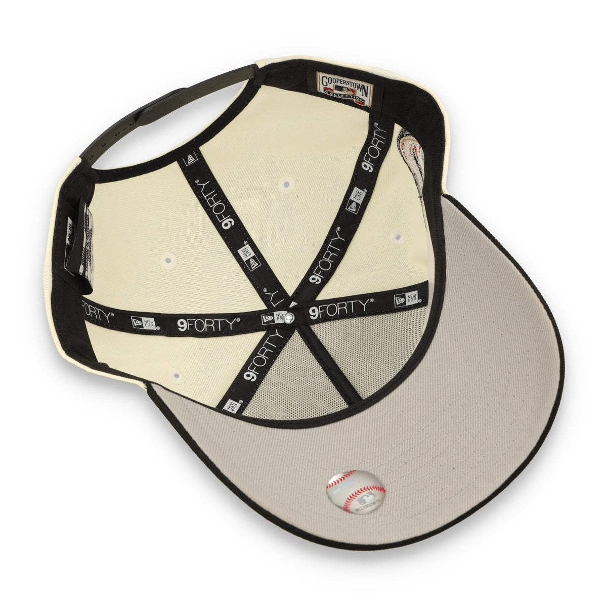 New Era San Francisco Giants Roses 9FORTY A-Frame Snapback Hat-Chrome White product image 7, provided for visual reference