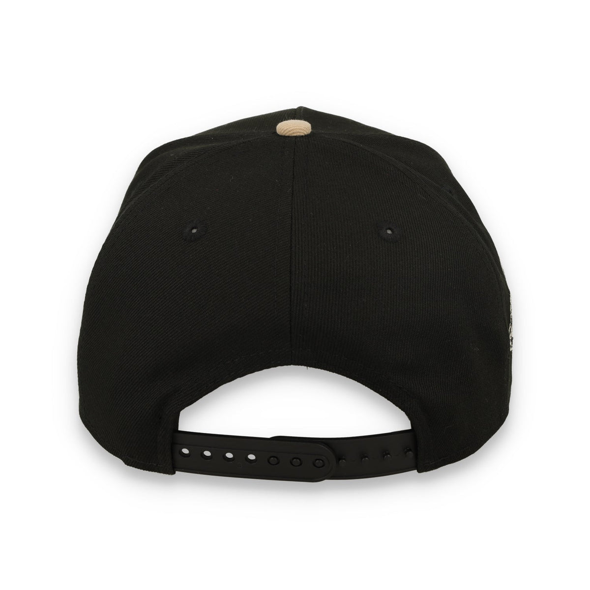 New Era San Francisco Giants 9FORTY A-Frame Snapback Hat-Black/Camel product image 6, provided for visual reference and