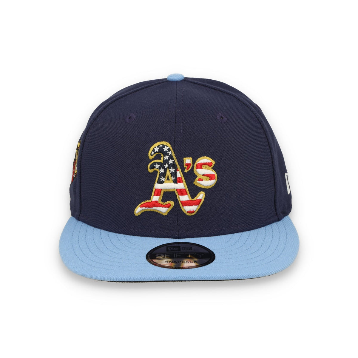 New Era Oakland Athletics Independence Day "250th Anniversary" Side Patch 9FIFTY Snapback Hat product image 3, provided for