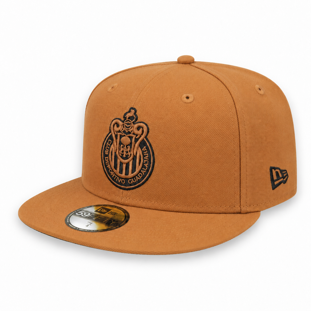 New Era Chivas De Guadalajara 59Fifty Fitted Hat - Bronze/Black product image 3, provided for visual reference and product