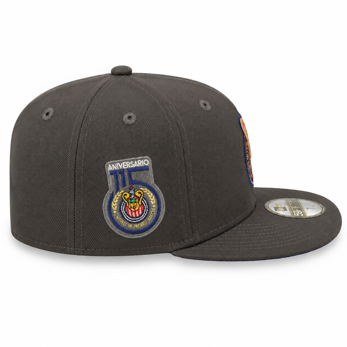 New Era Chivas De Guadalajara "Aniversario 115" Side Patch - Grey product image 2, provided for visual reference and product