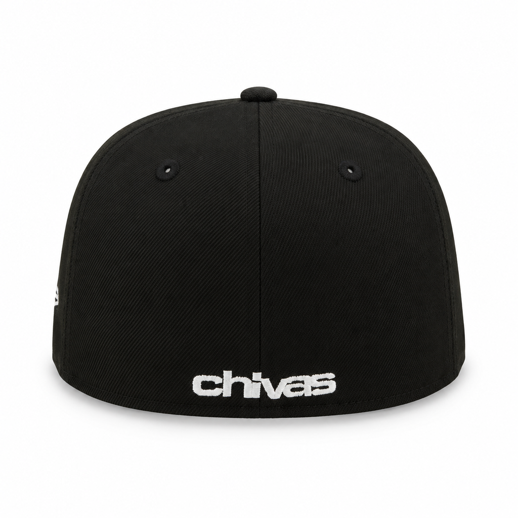 New Era Chivas De Guadalajara 59Fifty Fitted Hat - Black/White product image 3, provided for visual reference and product