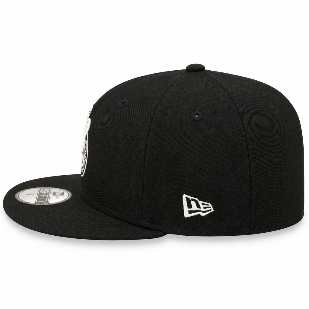 New Era Chivas De Guadalajara 59Fifty Fitted Hat - Black/White product image 4, provided for visual reference and product