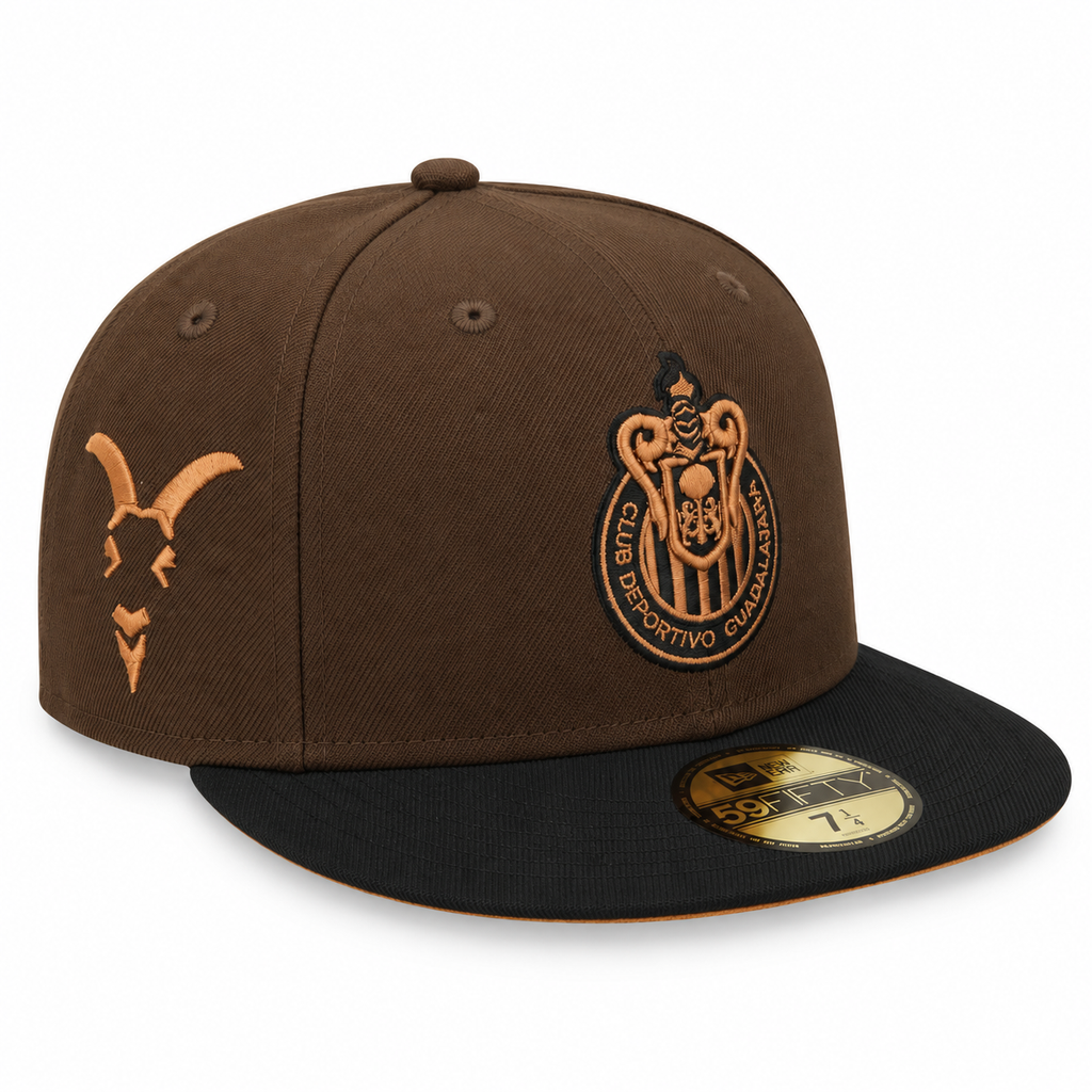 New Era C.D Guadalajara "Goat" Side Patch - Brown/Black product image 2, provided for visual reference and product detail