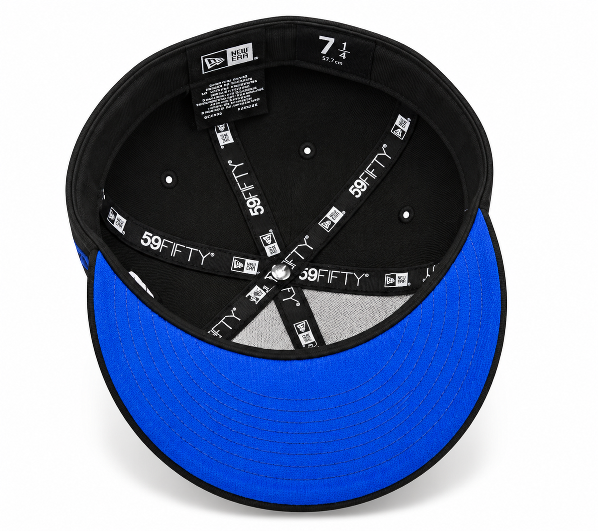 New Era Club America 59FIFTY Fitted Hat - Black/Blue product image 6, provided for visual reference and product detail review