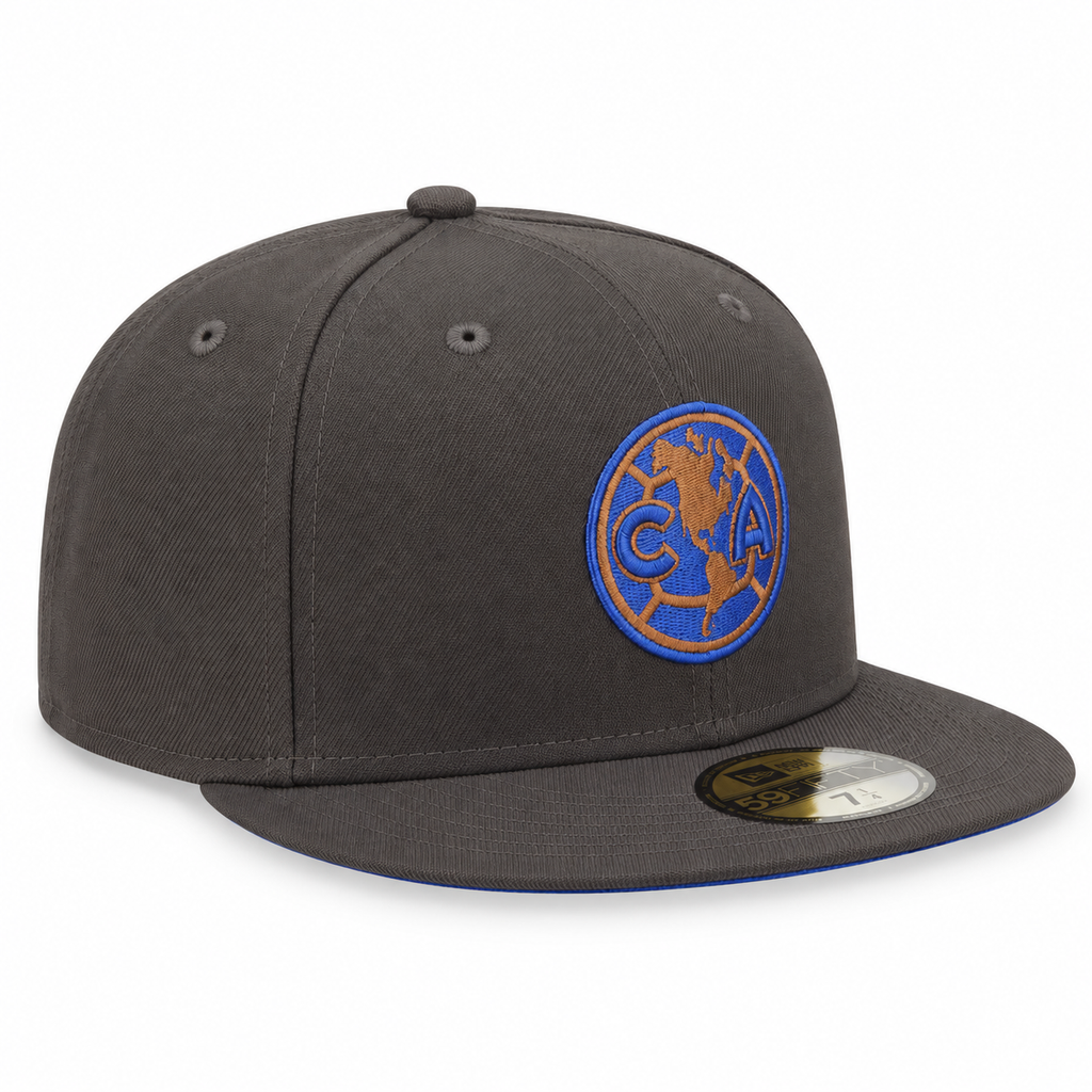 New Era Club America 59FIFTY Fitted Hat - Grey product image 1, provided for visual reference and product detail review