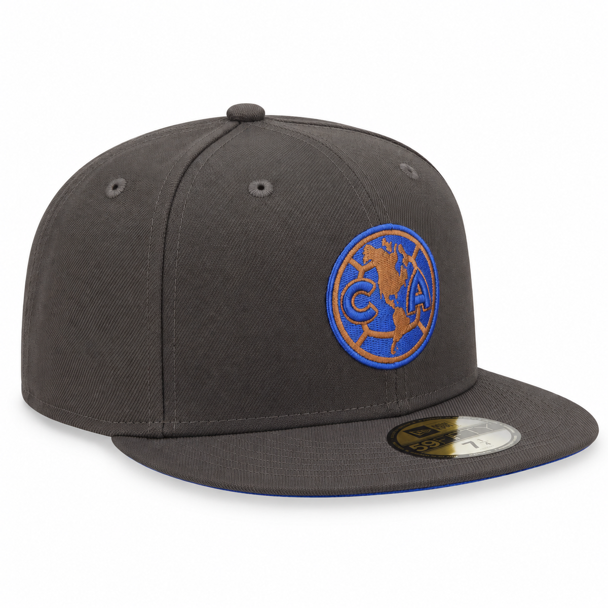 New Era Club America 59FIFTY Fitted Hat - Grey product image 1, provided for visual reference and product detail review