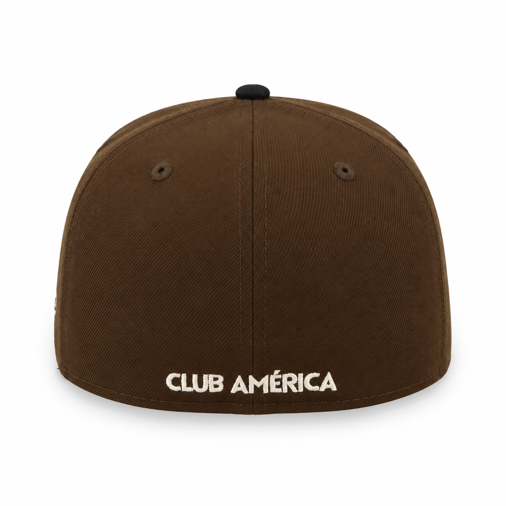 New Era Club America 59FIFTY Fitted Hat - Brown/Black product image 3, provided for visual reference and product detail