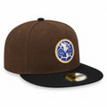 New Era Club America 59FIFTY Fitted Hat - Brown/Black product image 1, provided for visual reference and product detail