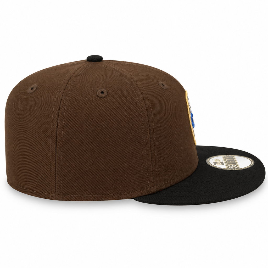 New Era Club America 59FIFTY Fitted Hat - Brown/Black product image 2, provided for visual reference and product detail