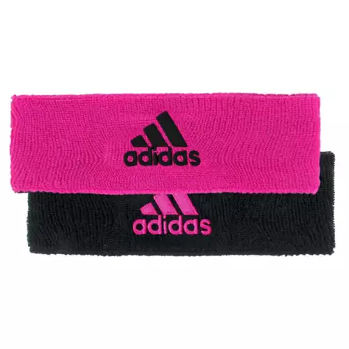 Adidas Reversible HeadBand-Black/Pink product image 1, provided for visual reference and product detail review