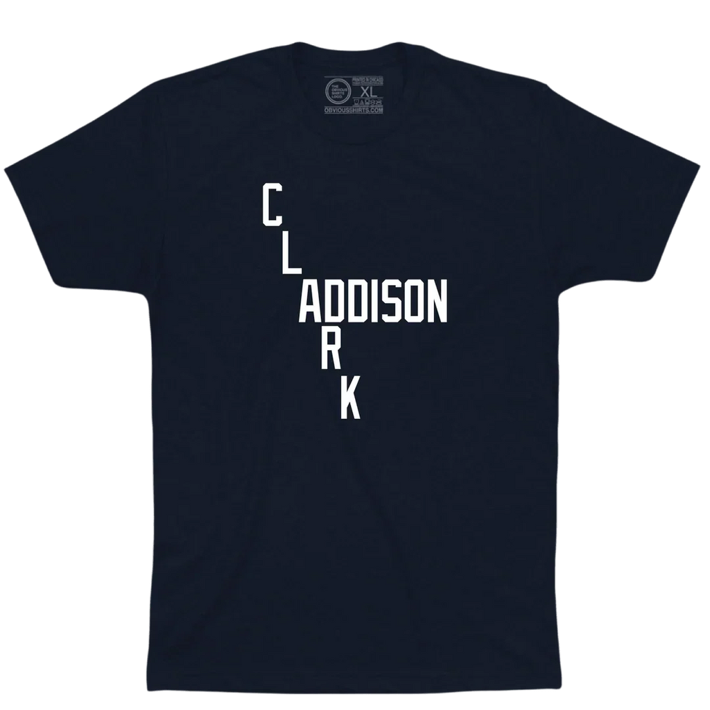 Clark & Addison T-Shirt by Obvious Shirts product image 2, provided for visual reference and product detail review
