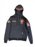 Pro Standard Men San Francisco Giants Hybrid Woven Hoodie-Black product image 1, provided for visual reference and product