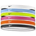 Nike Youth Swoosh Headbands 6 Pack-Multi Color product image 1, provided for visual reference and product detail review