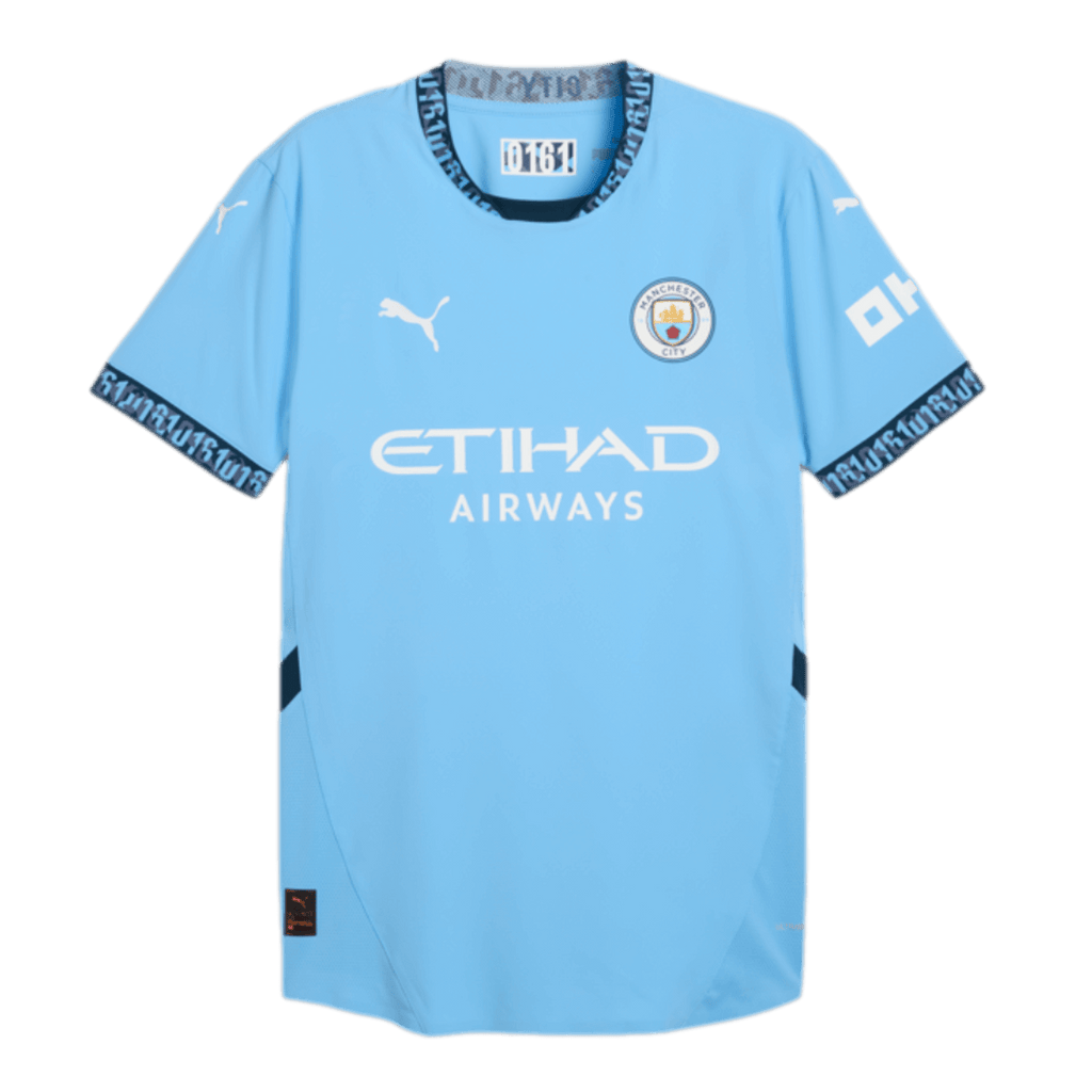 Puma Men Manchester City Authentic Home Jersey 24/25 product image 1, provided for visual reference and product detail review