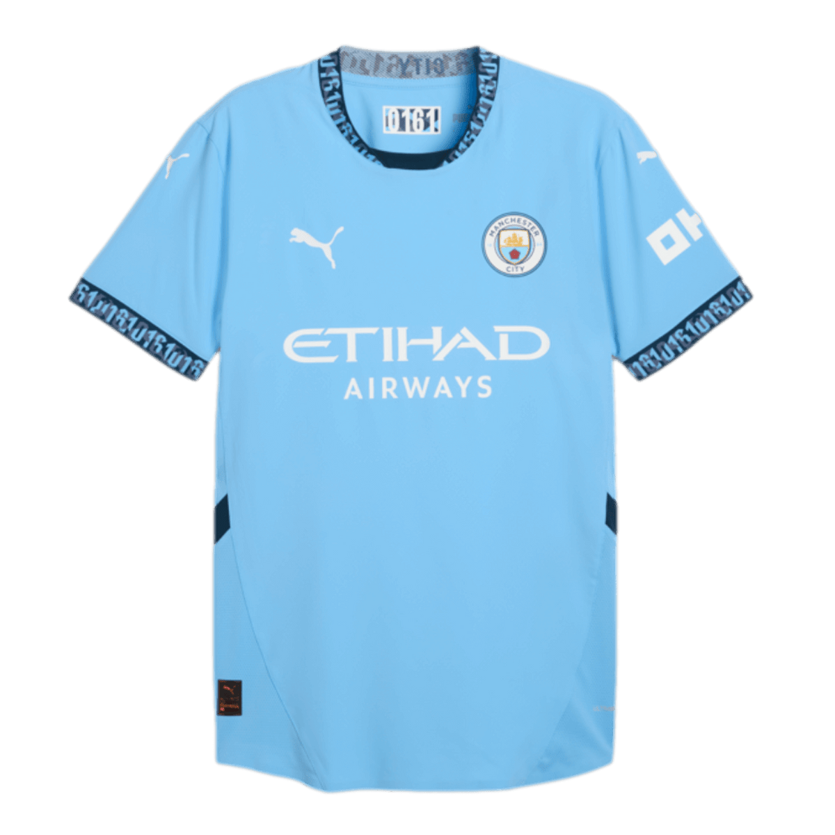 Puma Men Manchester City Authentic Home Jersey 24/25 product image 1, provided for visual reference and product detail review