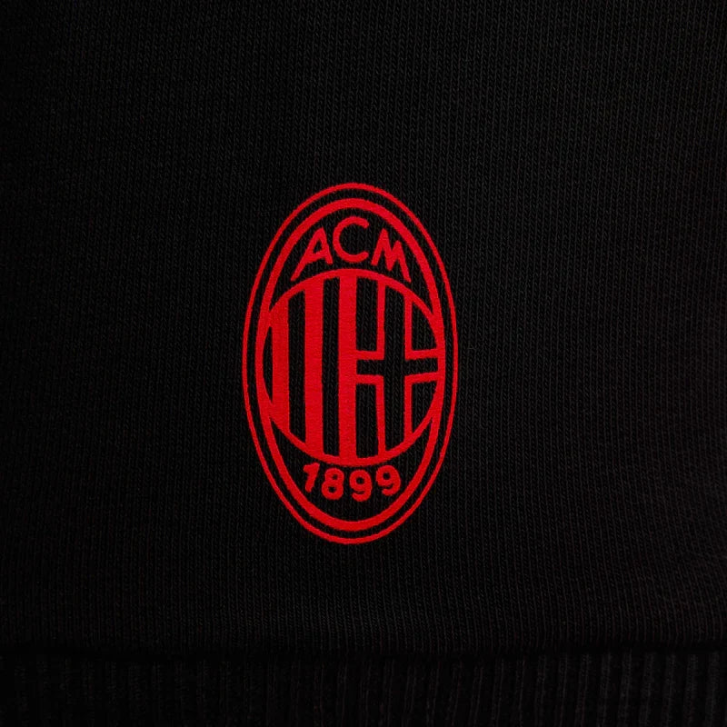 Puma AC Milan Culture Hoodie-Black product image 4, provided for visual reference and product detail review
