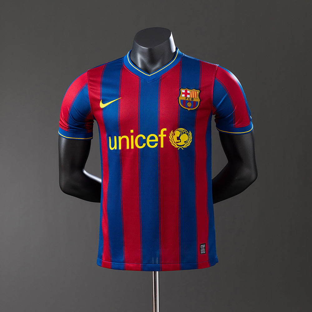 Barcelona 09/10 Home Player Version Retro Jersey product image 1