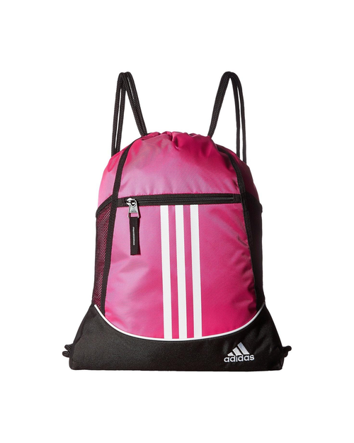 Adidas Alliance II Sackpack Team Shock Pink product image 1, provided for visual reference and product detail review