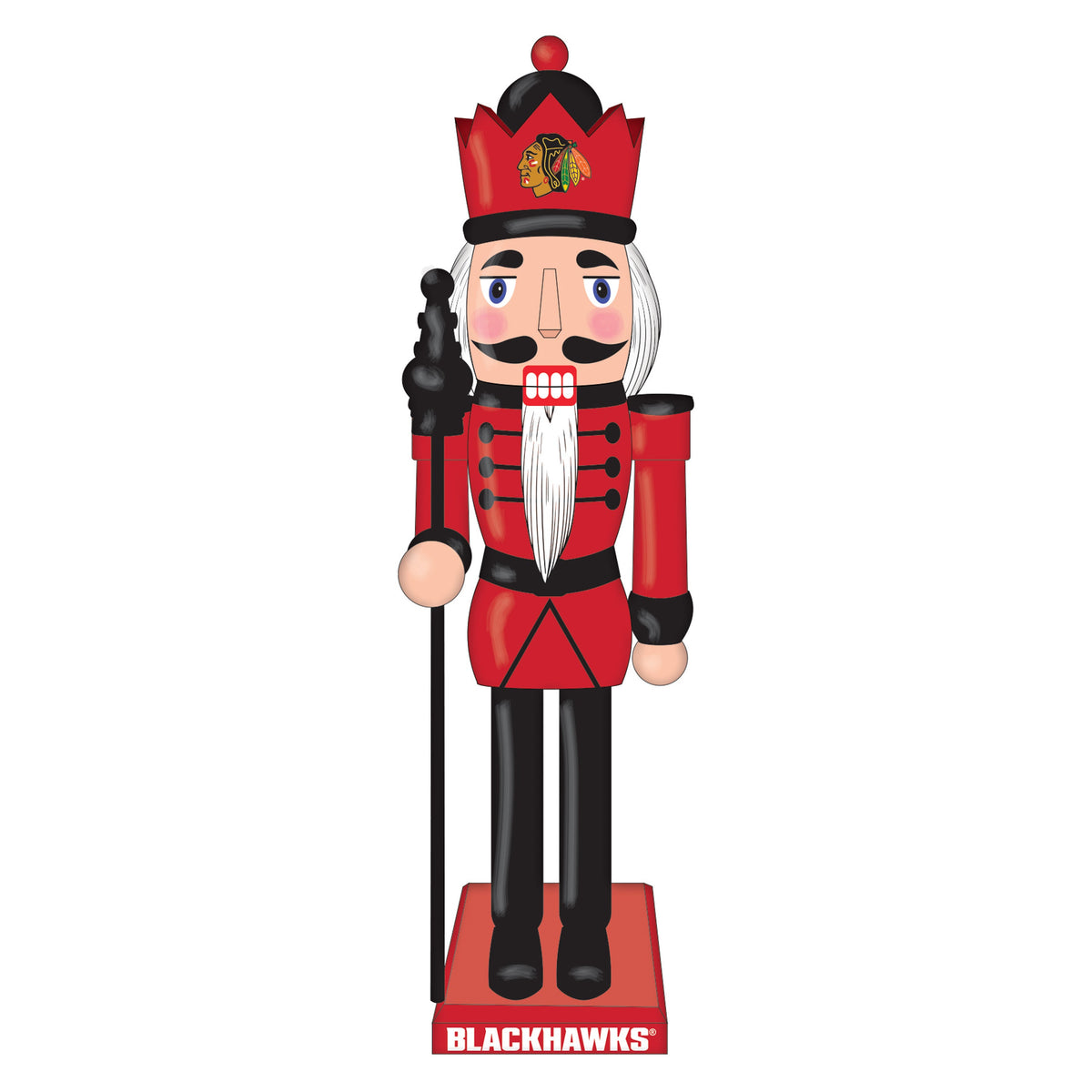 Chicago Blackhawks Nutcracker Statue product image 1, provided for visual reference and product detail review