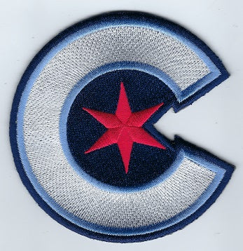 Chicago Cubs City Connect C Collector Patch product image 1, provided for visual reference and product detail review