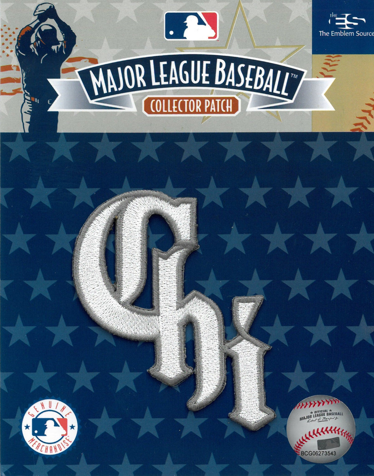 Chicago White Sox City Connect Chi Collector Patch product image 1, provided for visual reference and product detail review