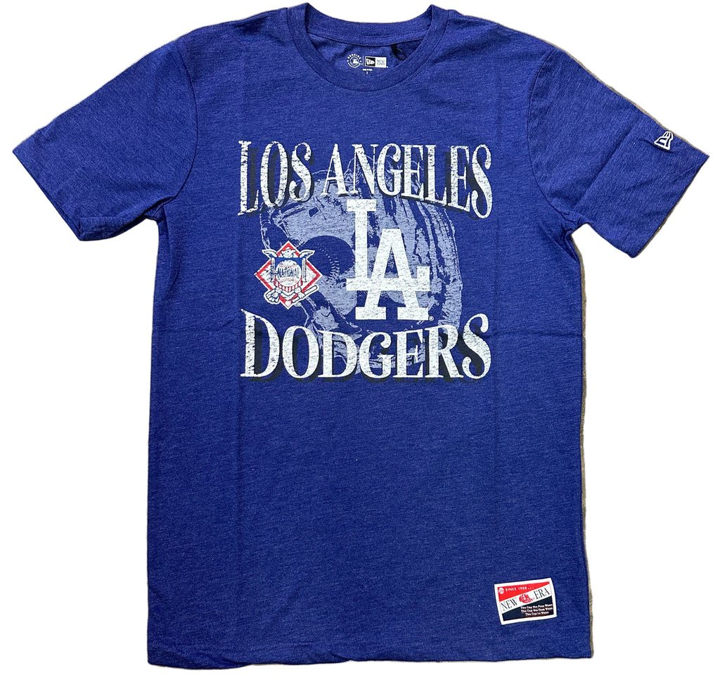 New Era Men Los Angeles Dodgers Throwback T-Shirt product image 1, provided for visual reference and product detail review
