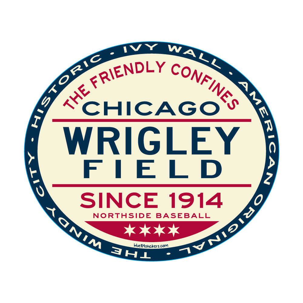 Wrigley Field Sand Circle Sticker product image 1, provided for visual reference and product detail review