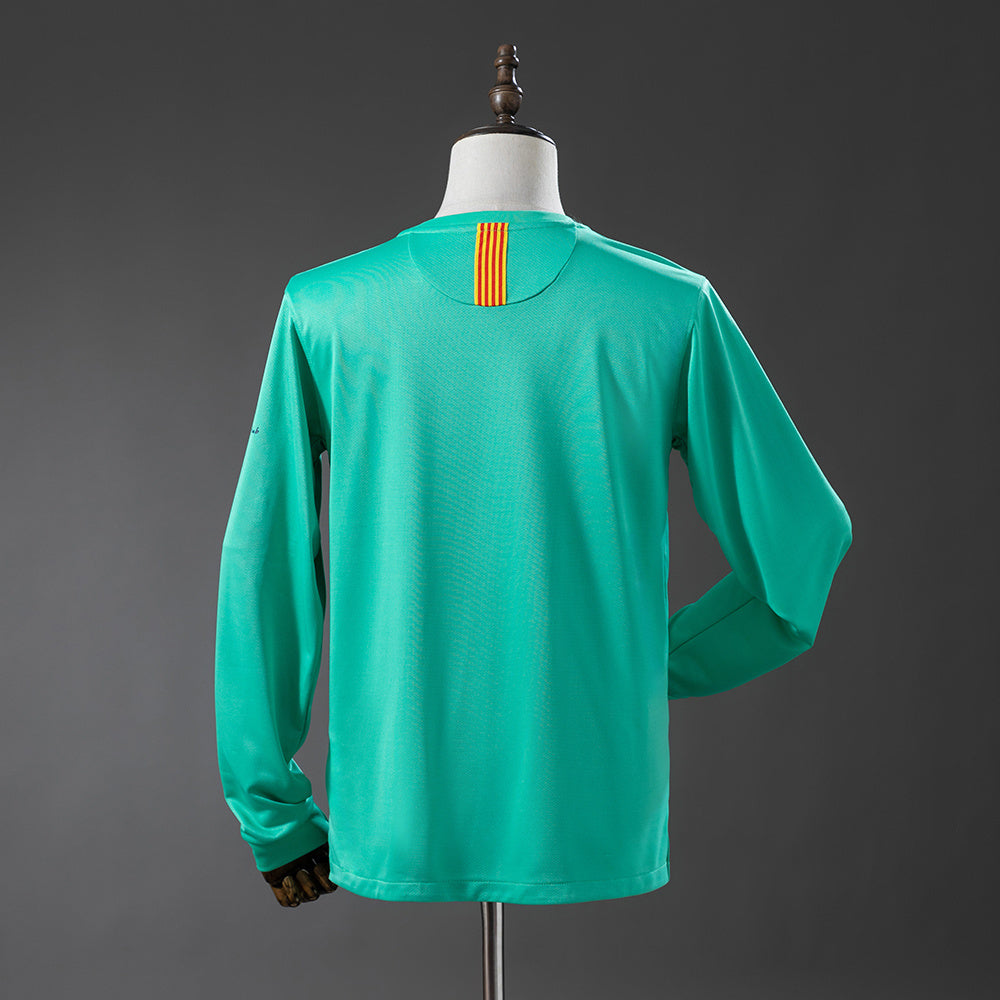 Barcelona 10/11 Away Long Sleeve Retro Jersey product image 2